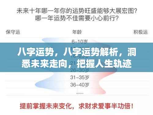 八字运势深度解析，洞悉未来走向，引领人生轨迹