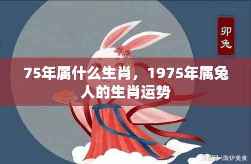 1975年属兔人的生肖运势及生肖解析