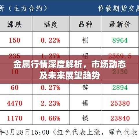 金属行情深度解析,市场动态及未来展望趋势